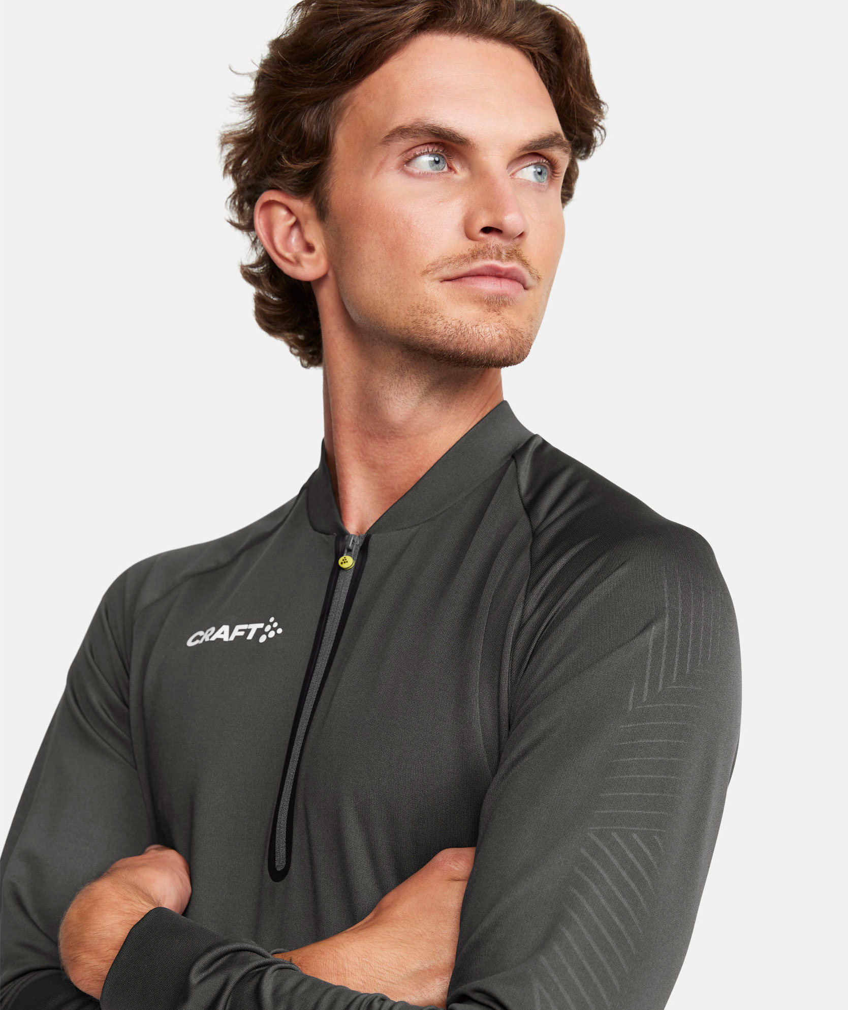 Craft Extend halfzip tr&auml;ningstr&ouml;ja, Asphalt, large image number 4