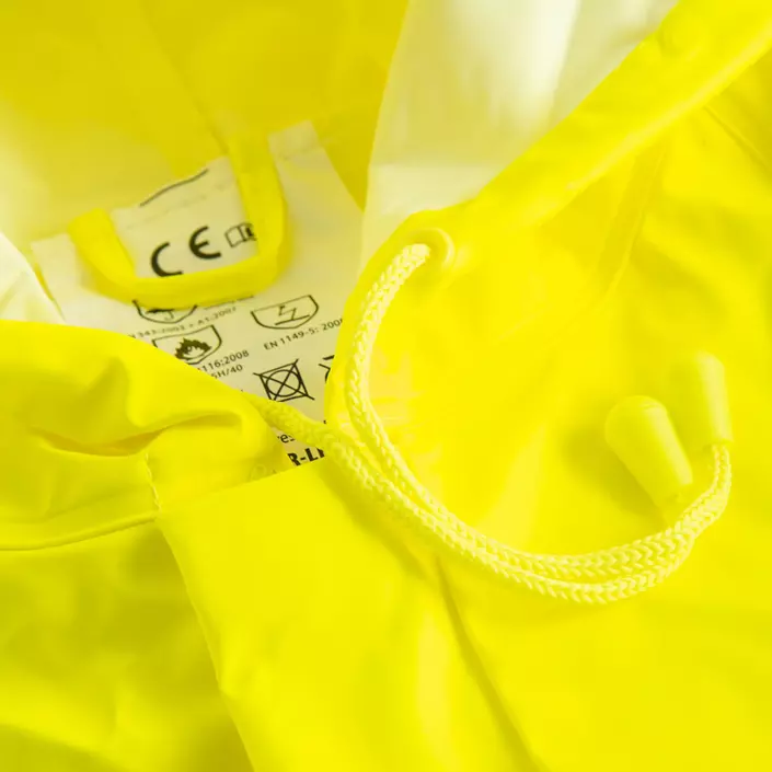 Lyngsøe Multinorm PU regnjacka, Varsel Gul, large image number 1