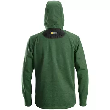 Snickers FlexiWork fleece hoodie 8041, Forest green/black