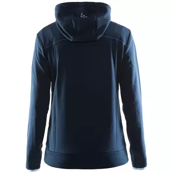 Craft Leisure hoodie dam med dragkedja, Mörk marinblå