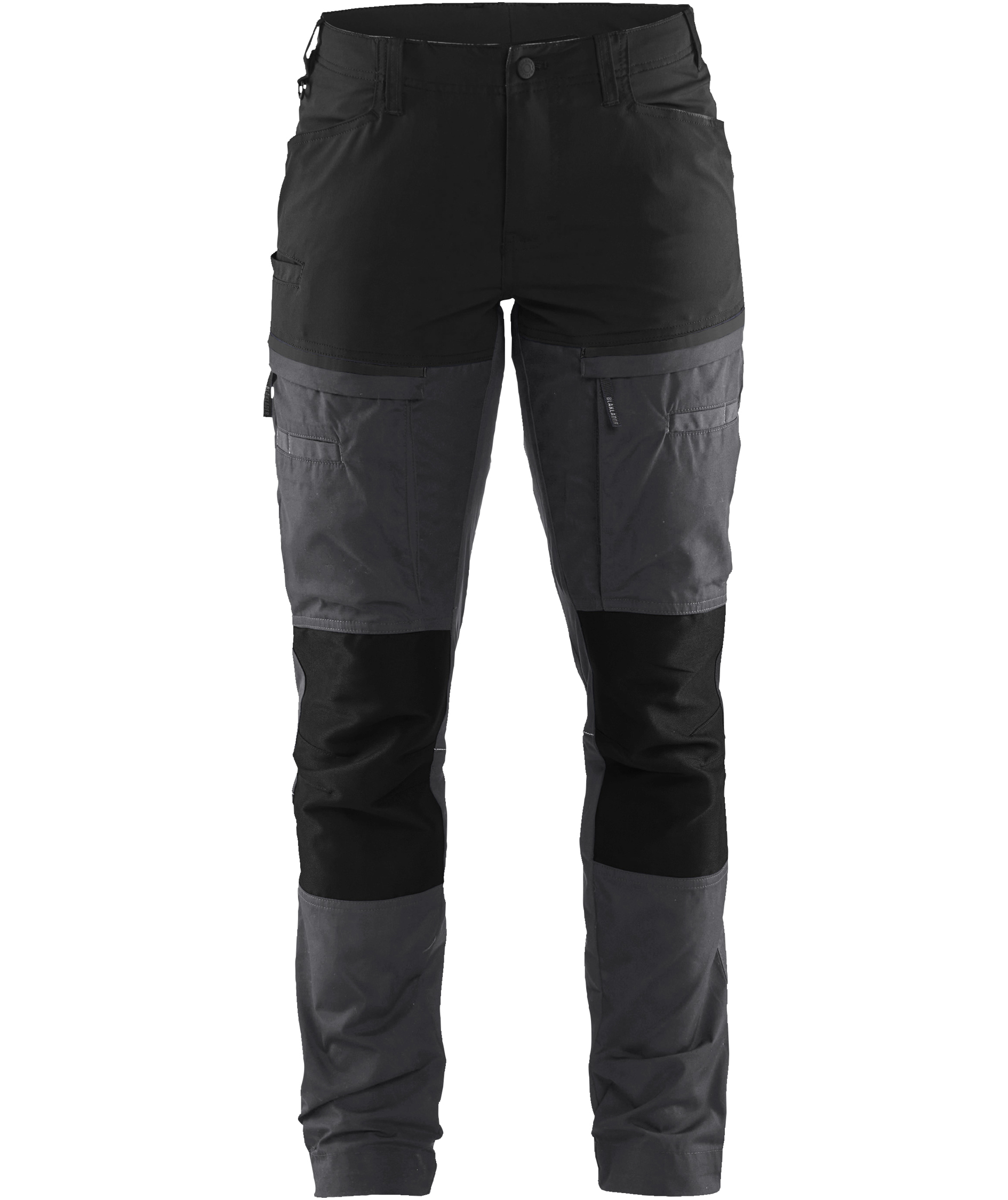 Bl&aring;kl&auml;der women's work trousers, Medium grey/black, Medium grey/black, swatch