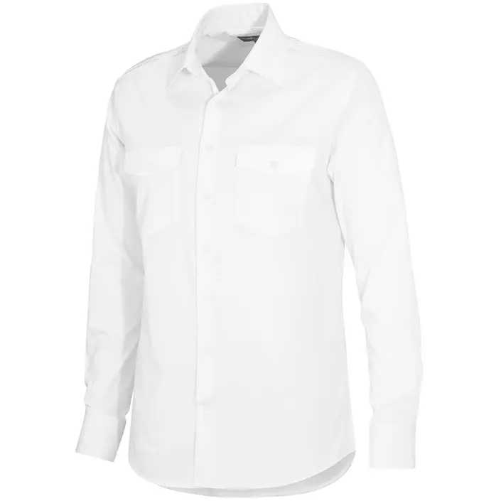 Derby of Sweden Maverick Slim Fit Pilotenhemd, White, large image number 4
