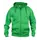Clique Basic Hoody hoodie with full zipper, Apple Green, Apple Green, swatch