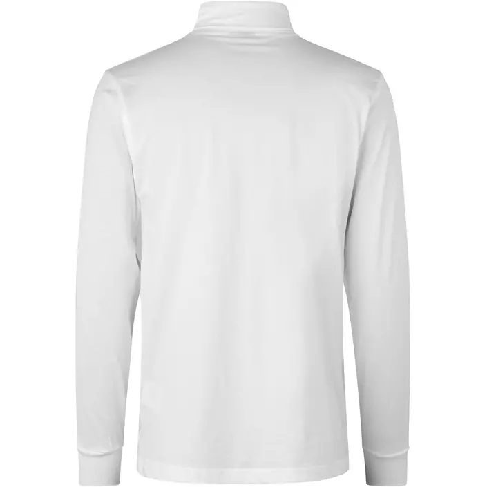 ID T-Time T-shirt med rullekrave og lange ærmer, Hvid, large image number 1
