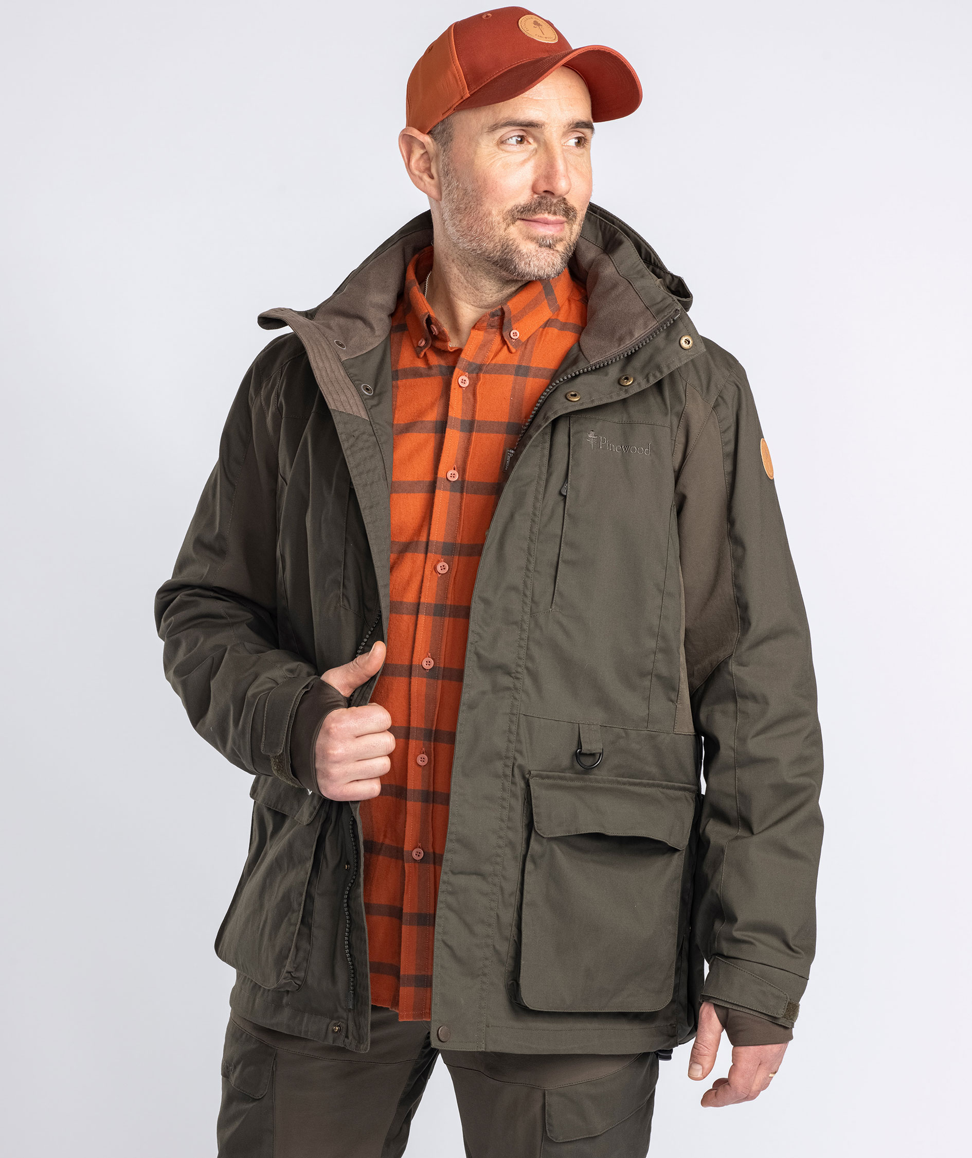 Pinewood Dog Sports Trainer jakke, Moss green, large image number 9