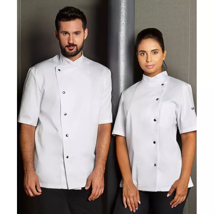 Karlowsky Gustav short-sleeved chef jacket, White, large image number 2