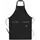 Segers 4093 bib apron, Black, Black, swatch