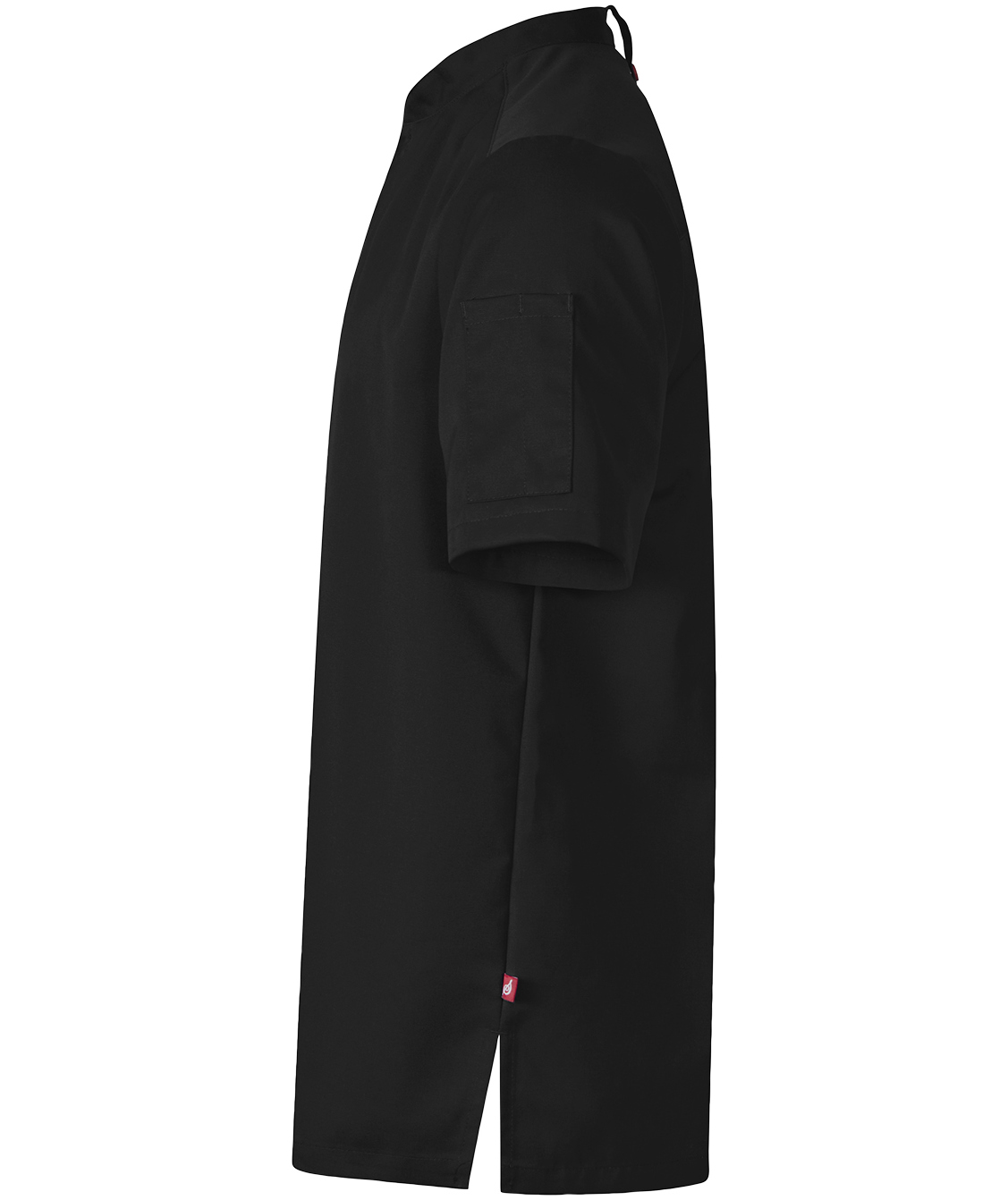 Segers 1097 short-sleeved chefs shirt, Black, large image number 4