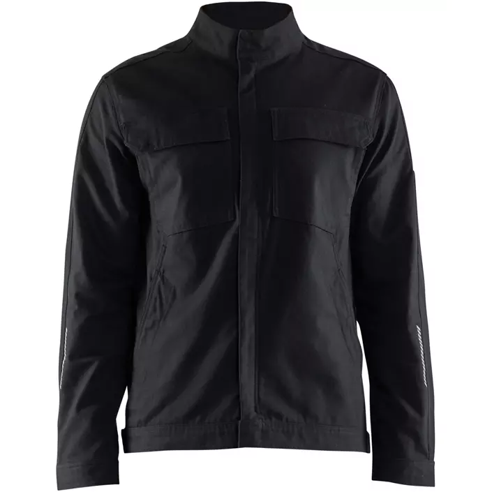 Blåkläder canvas work jacket, Black, large image number 0