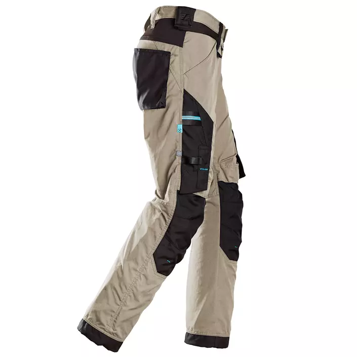 Snickers LiteWork 37,5® arbetsbyxa 6310, Khaki/Svart, large image number 3