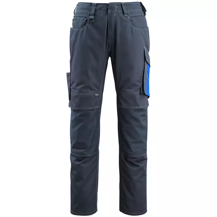 Mascot Unique Mannheim work trousers, light, Dark Marine/Cobalt Blue, large image number 0
