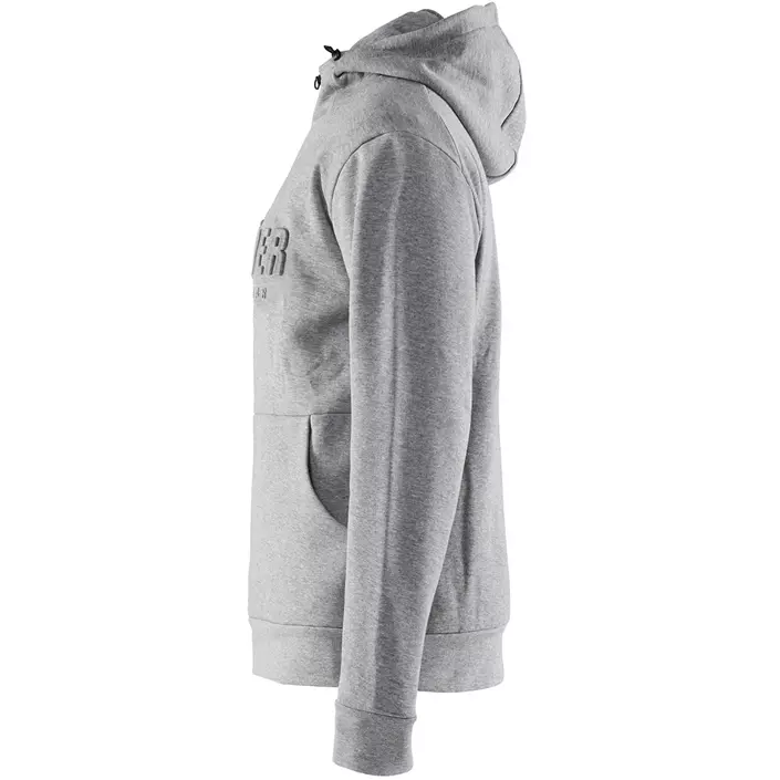 Blåkläder women's hoodie 3D, Grey Melange, large image number 2
