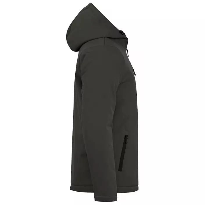 Clique lined softshell jacket, Dark Grey, large image number 3