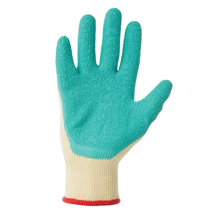 Kramp 7.002 work gloves, Yellow/Turquise, large image number 1