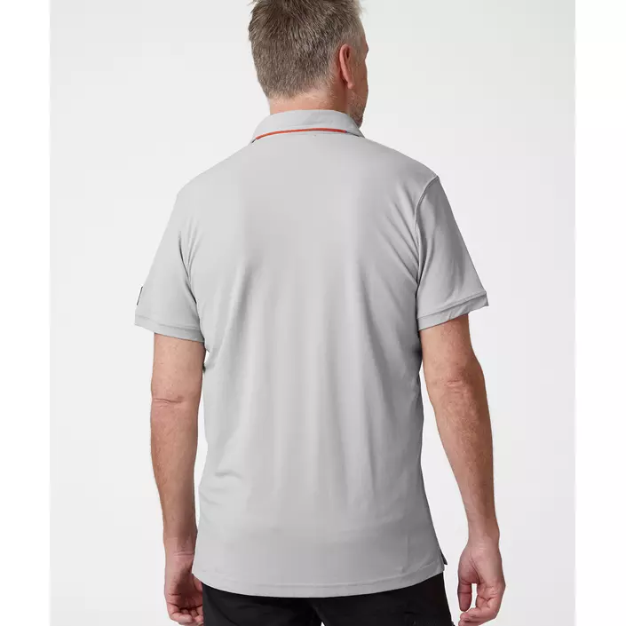 Helly Hansen Kensington Tech polo T-shirt, Mid Grey, large image number 3