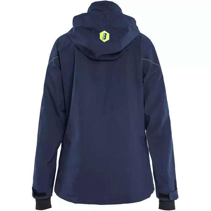 Blåkläder dame skaljakke full stretch, Mørk Marine/Hi-Vis Gul, large image number 1