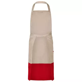 Segers 4069 bib apron, Dark Red