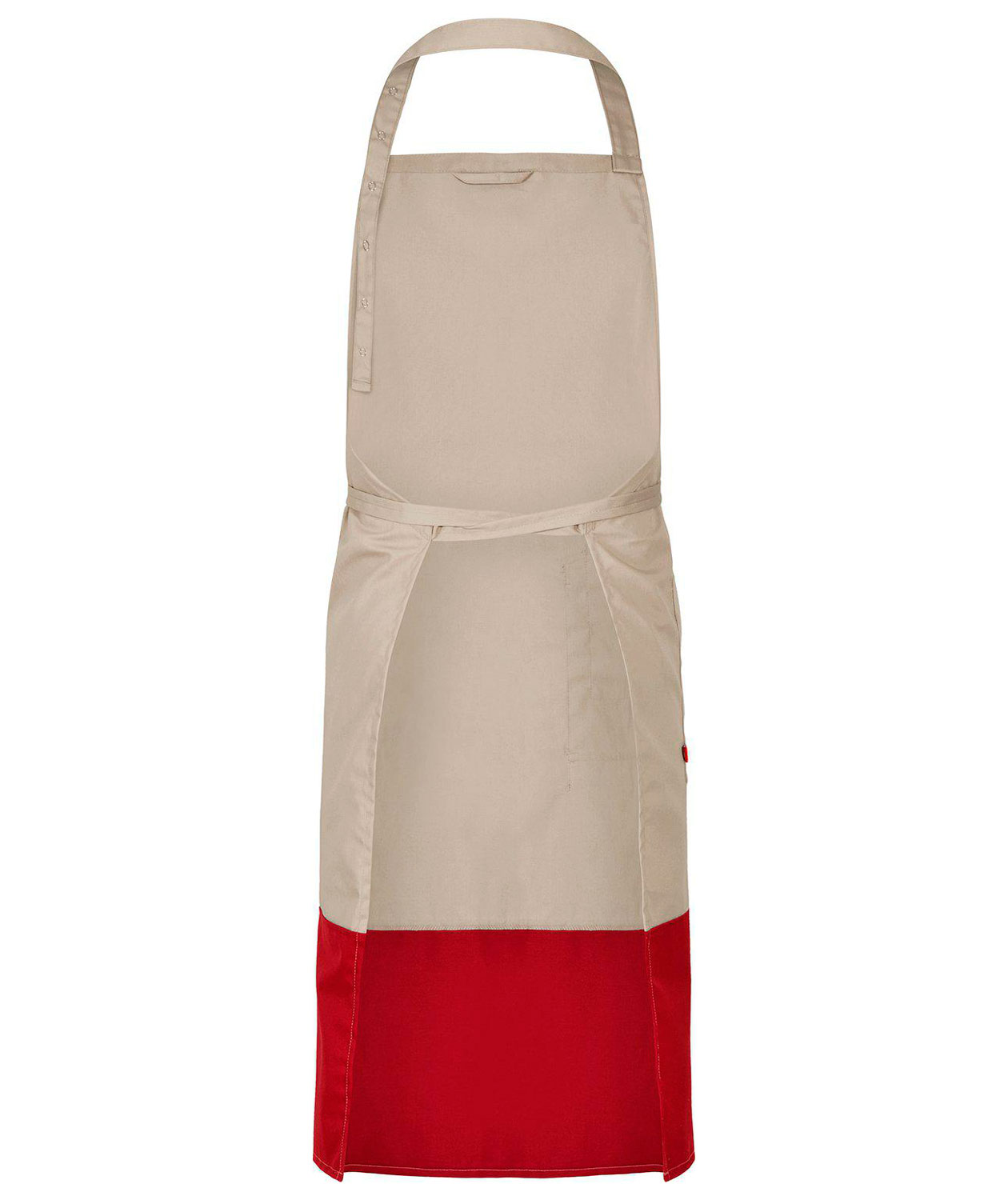 Segers 4069 bib apron, Dark Red