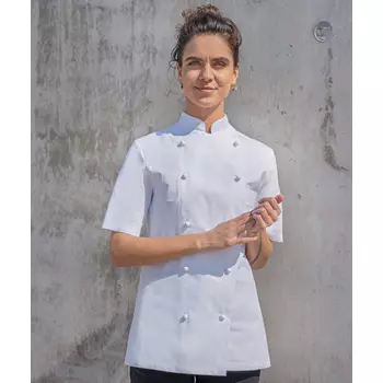 Karlowsky Pauline kortærmet dame kokkejakke uden knapper