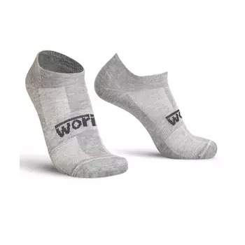 Worik Lost 3-pack trainer socks, Light grey mottled