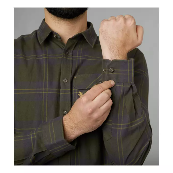 Seeland Highseat snekkerskjorte, Dark Olive, large image number 1
