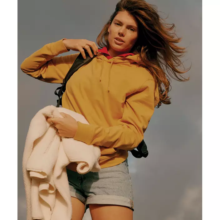 Iqoniq Jasper hoodie, Ochre yellow, large image number 3