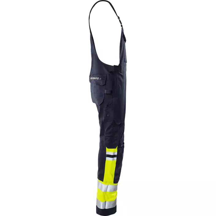 Fristads Flamestat selebukse 2168 ATHF full stretch, Hi-Vis Gul/Mørk Marine, large image number 2