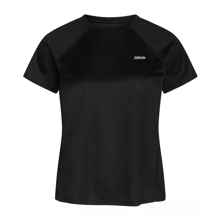 Zebdia Damen Sports T-shirt, Schwarz, large image number 0