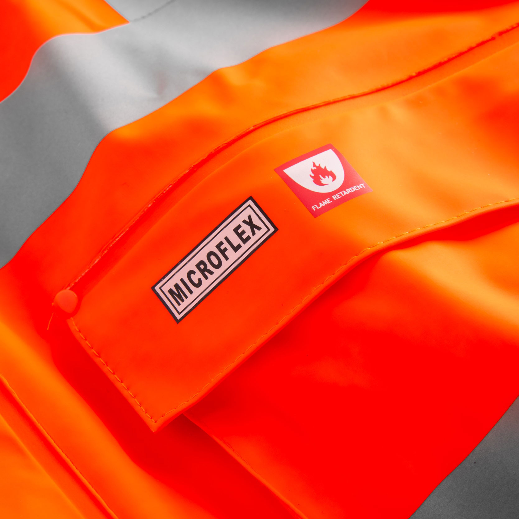 Lyngs&oslash;e Multinorm PU winter jacket, Hi-vis Orange, large image number 3