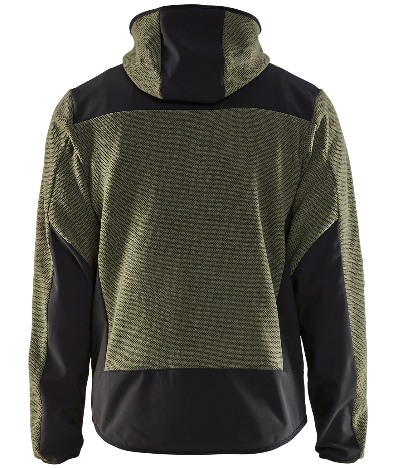 Bl&aring;kl&auml;der knitted jacket, Autumn green/Black