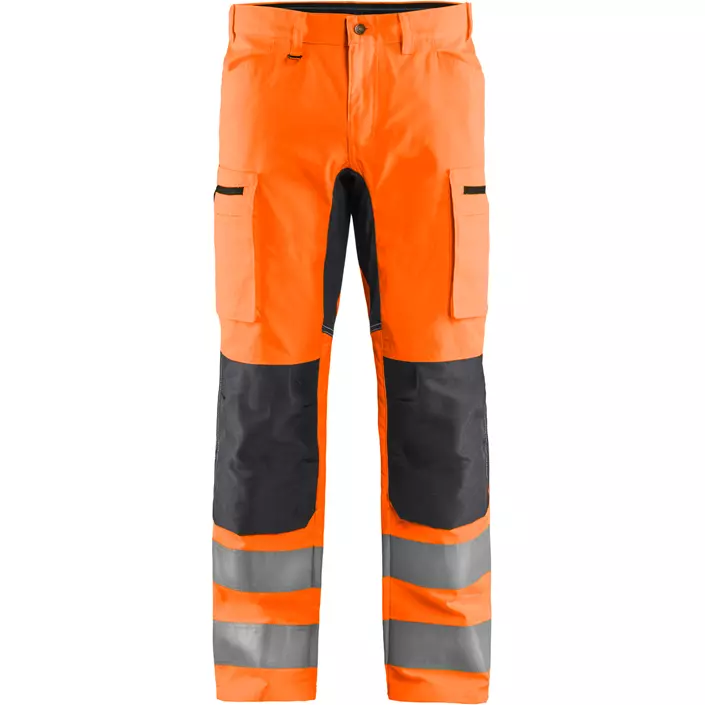 Blåkläder arbetsbyxa, Varsel Orange/Mellangrå, large image number 0