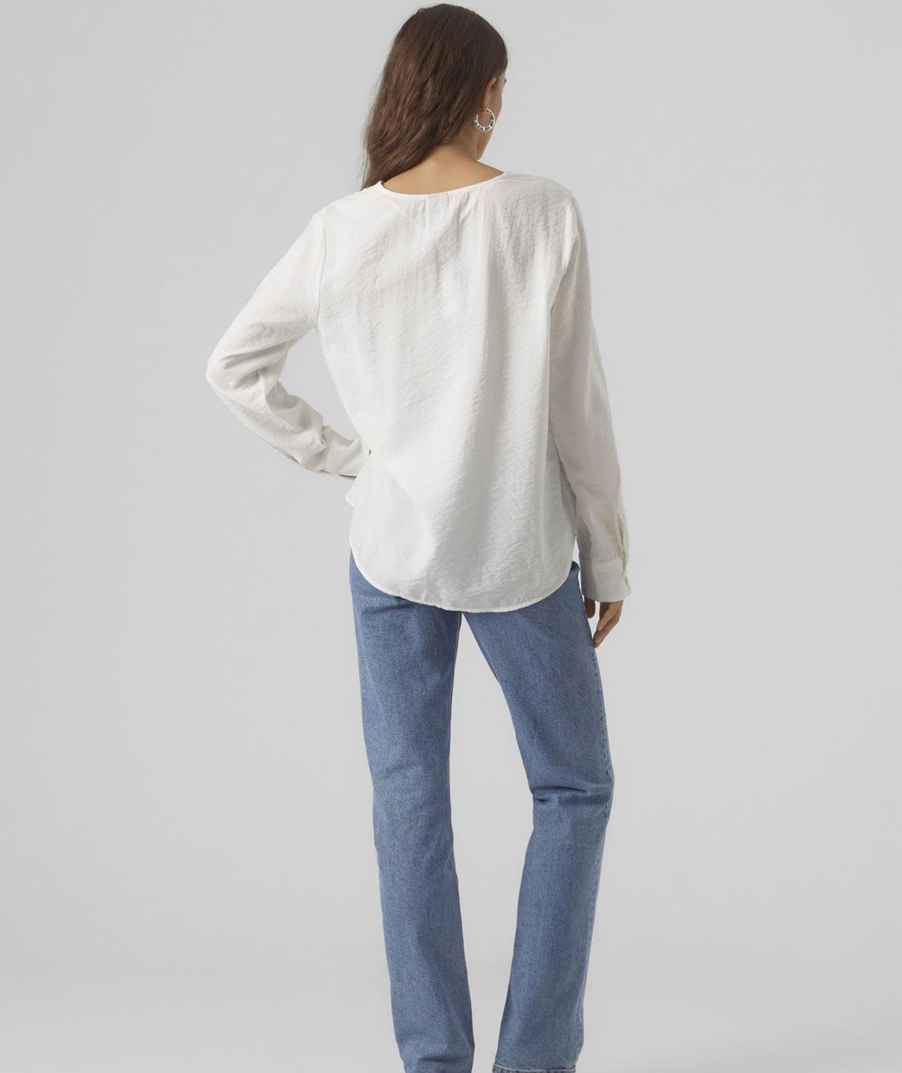 Vero Moda VMLENA dame bluse, Snow White, large image number 2