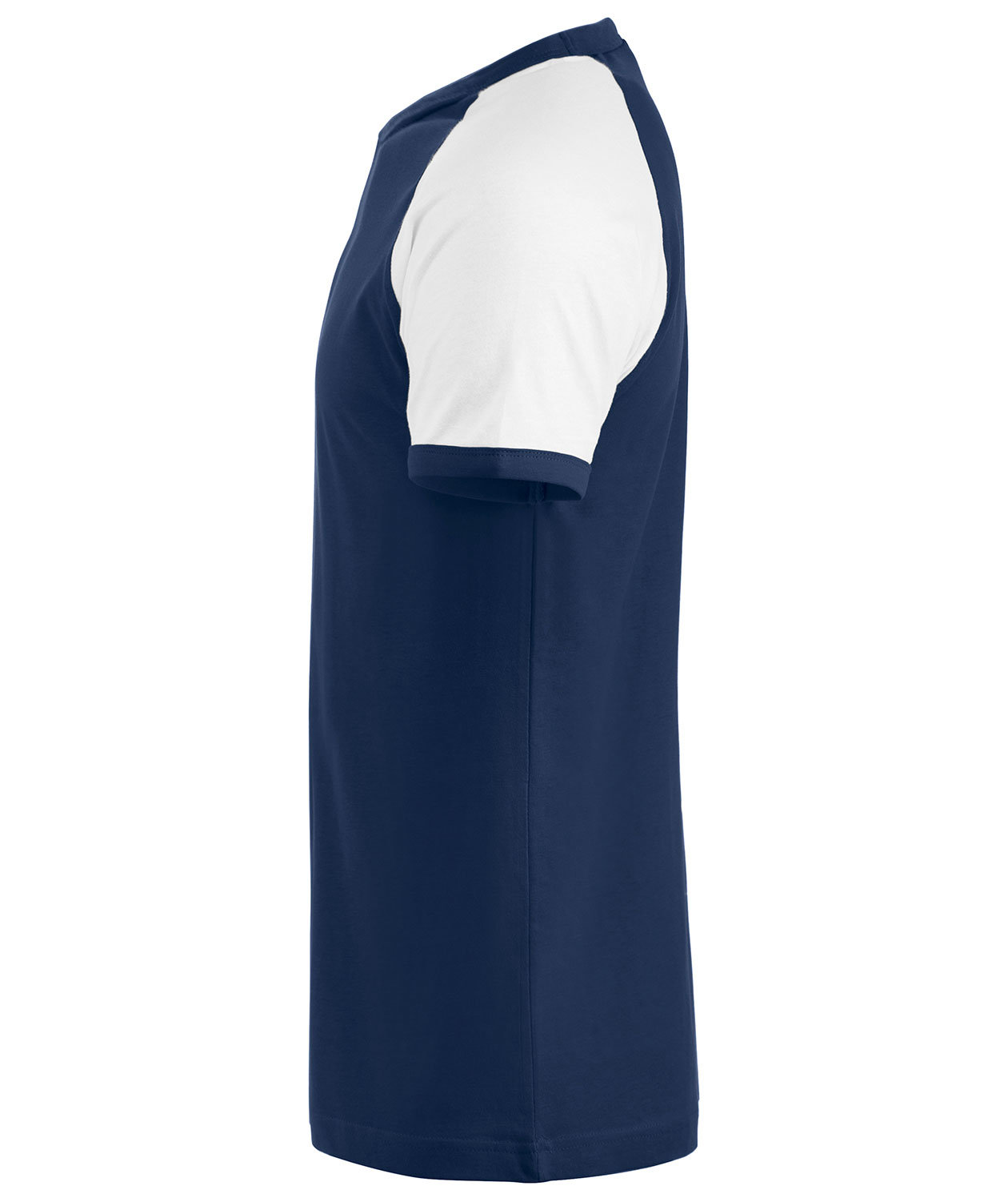 Clique Raglan T-shirt, Marine/White, large image number 1