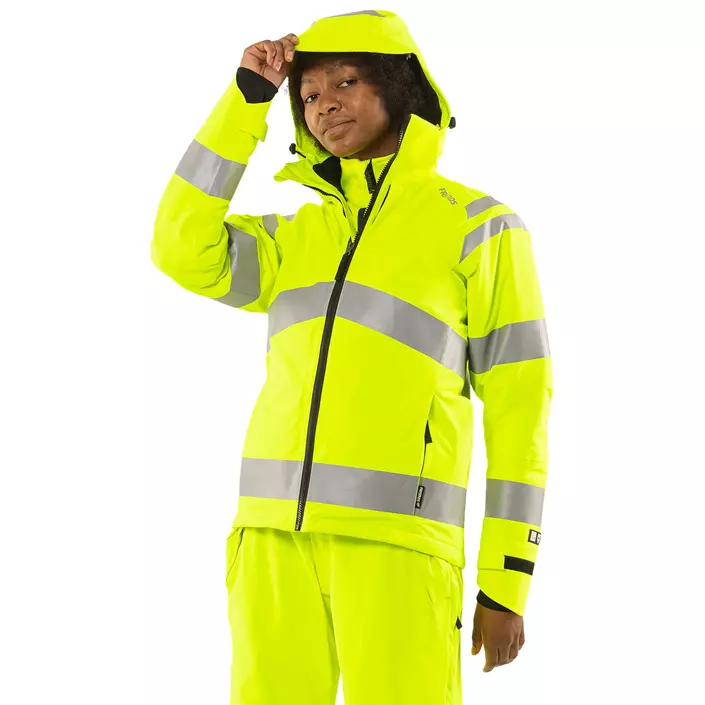 Fristads vinterjacka 4683 GLPS dam, Varsel Gul, large image number 5