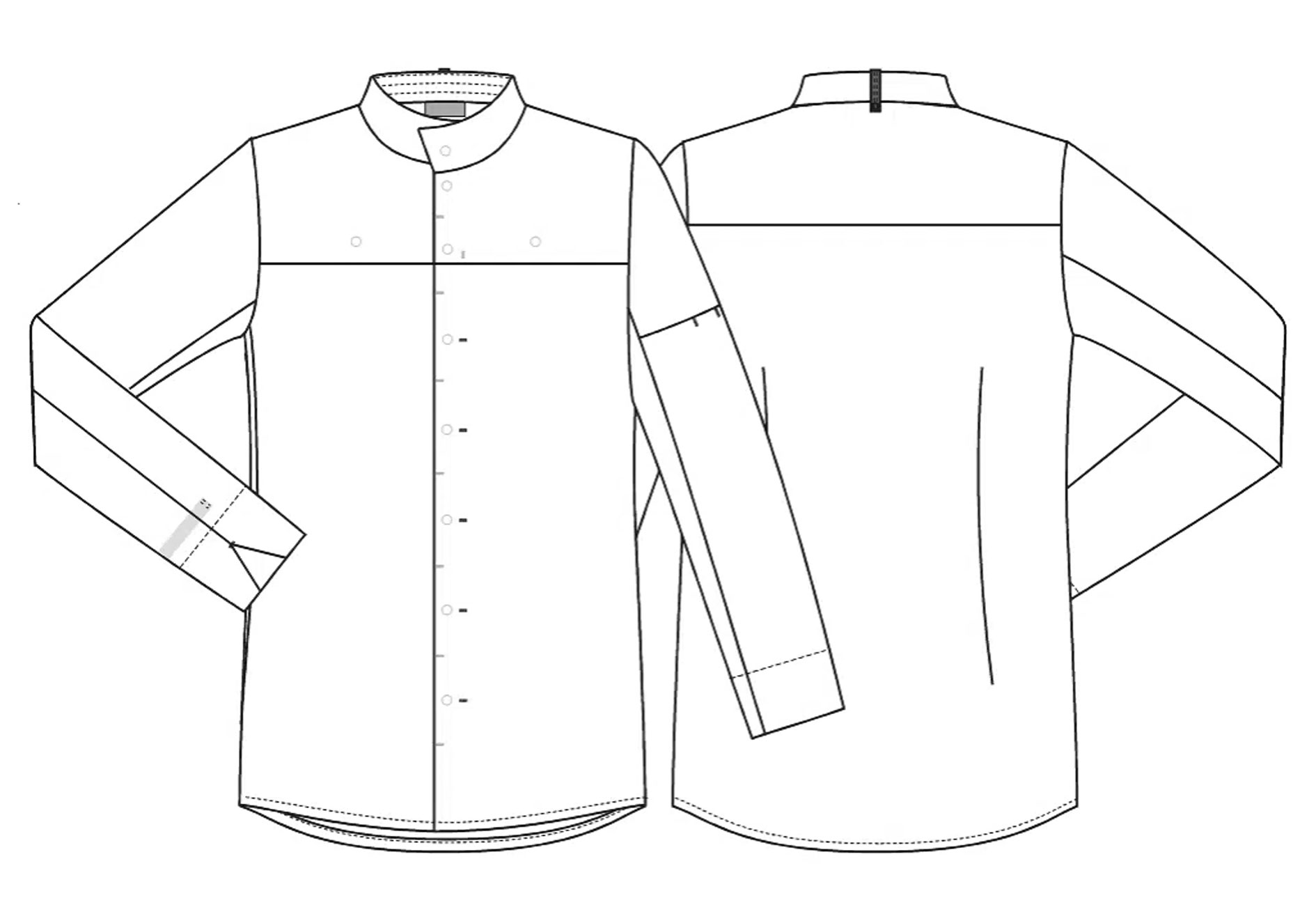 Kentaur chefs shirt, White, large image number 2