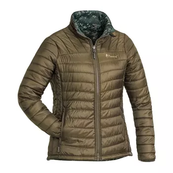 Pinewood Wolf reversible women's jacket, Hunting Brown/Optima