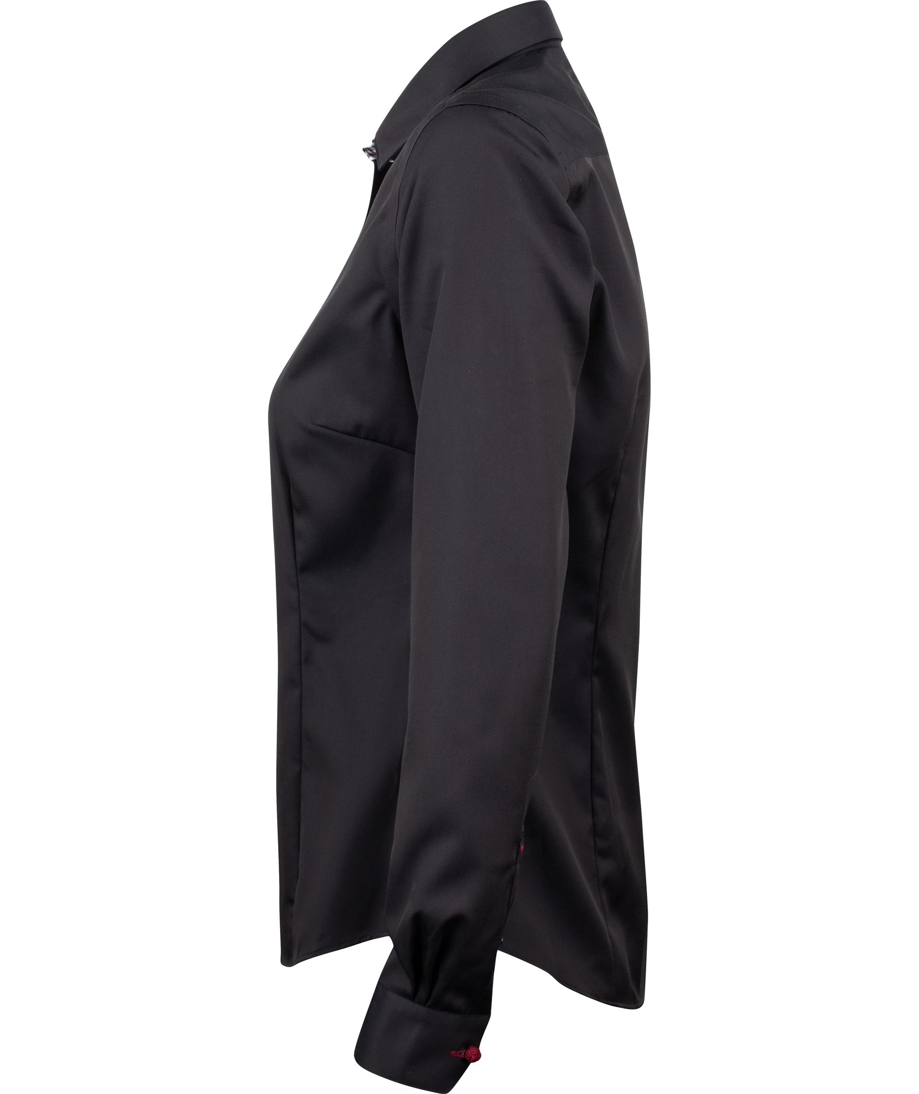 J. Harvest & Frost Twill Red Bow 20 lady fit shirt, Black/Red, large image number 2