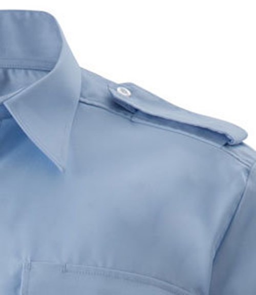 K&uuml;mmel Frank Classic fit pilot shirt with extra sleeve-length, Light Blue, large image number 2