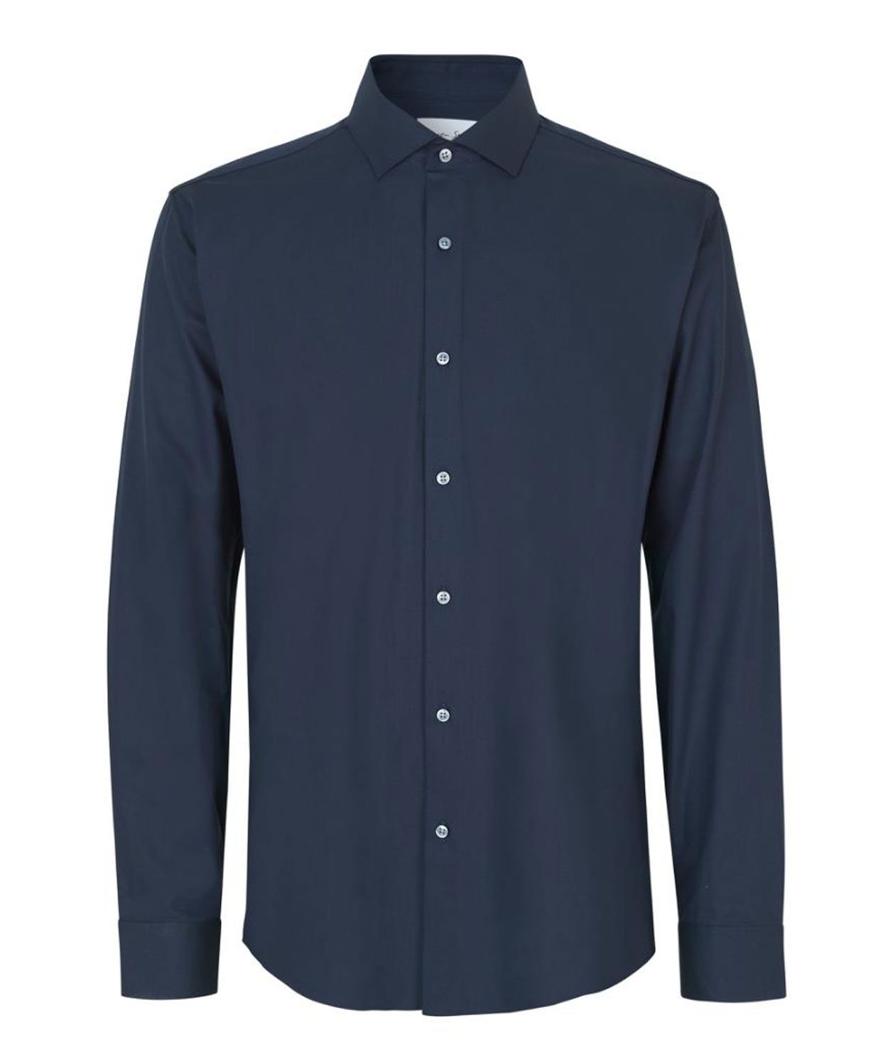 Seven Seas hybrid Modern fit shirt, Navy, Navy, swatch