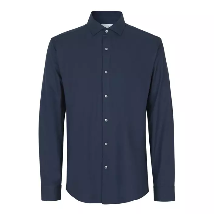 Seven Seas hybrid Modern fit shirt, Navy, large image number 0