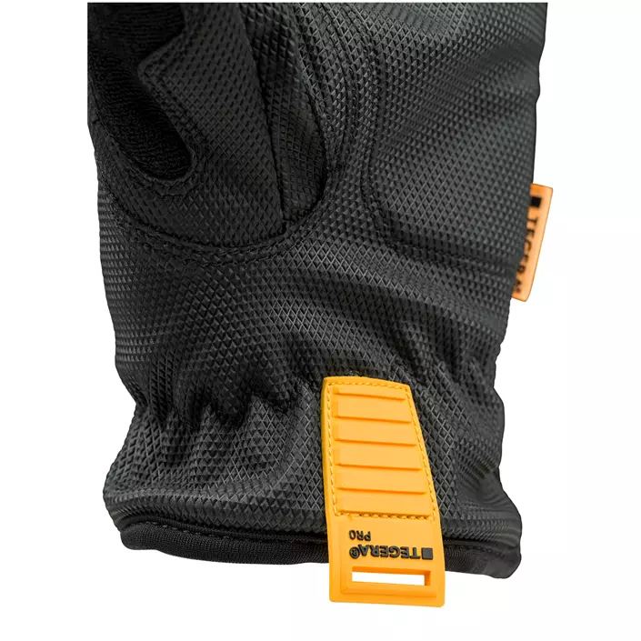Tegera Pro 9137 vinter arbetshandskar, Svart/grå/orange, large image number 2