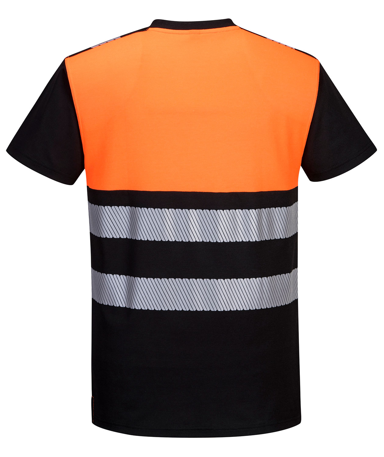 Portwest PW3 T-shirt, Hi-Vis Black/Orange