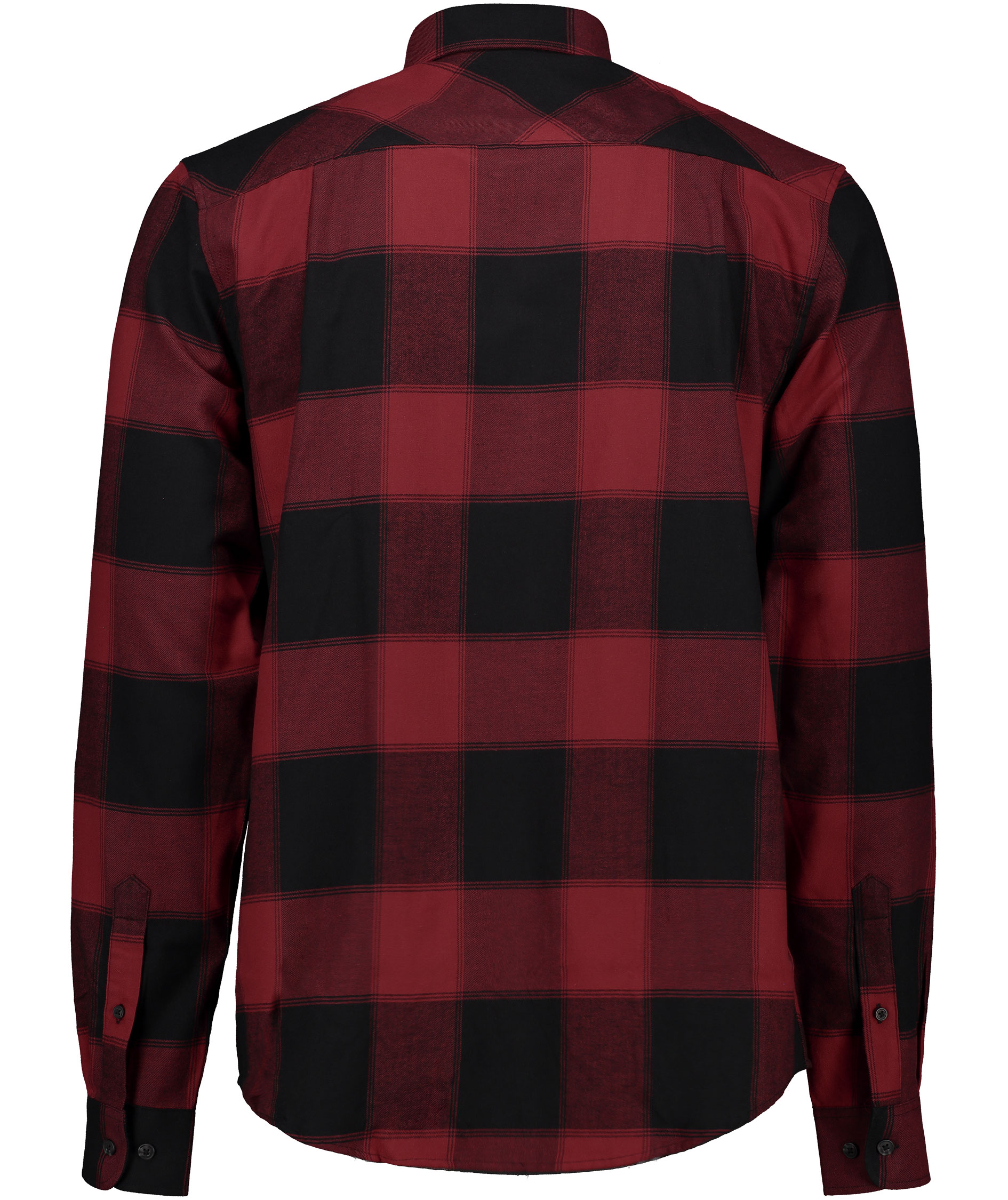 Westborn light flannel shirt, Red/Black
