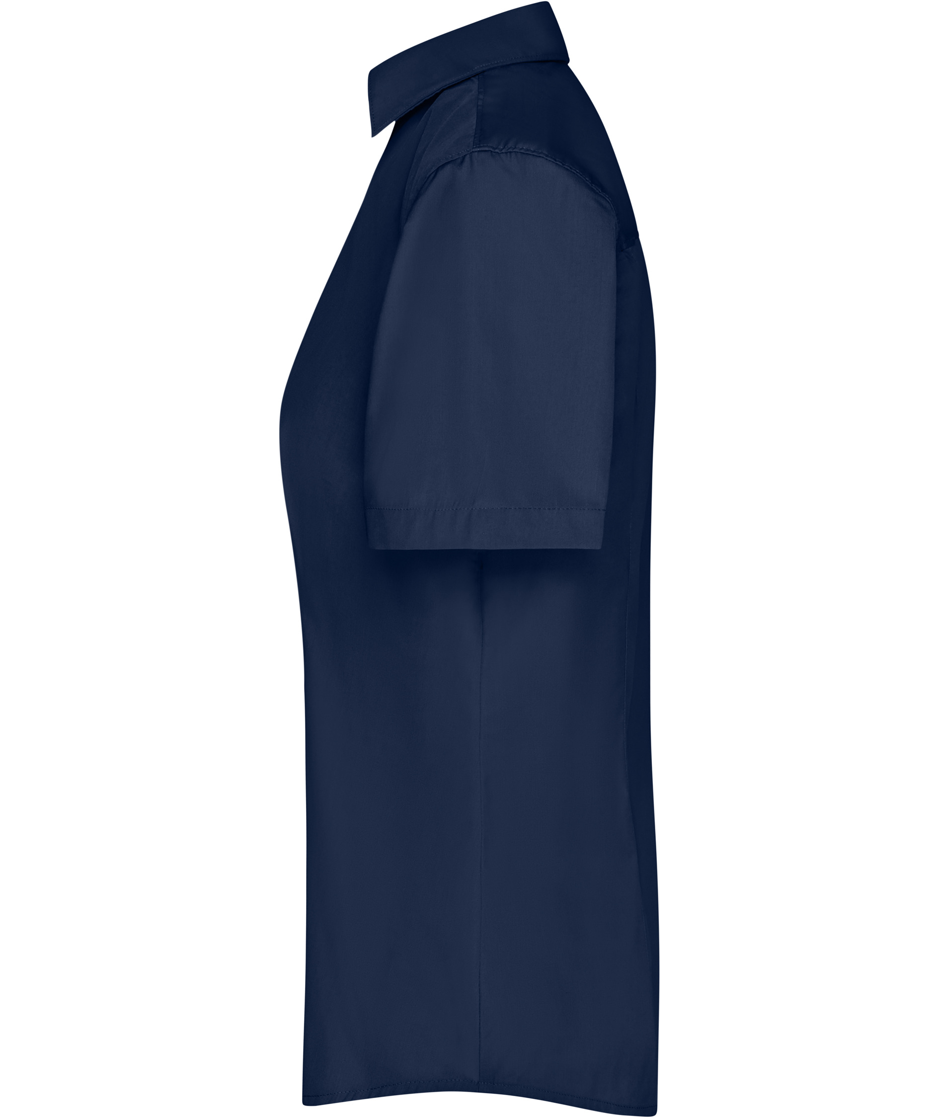 James & Nicholson kort&aelig;rmet Modern fit dameskjorte, Navy, large image number 3