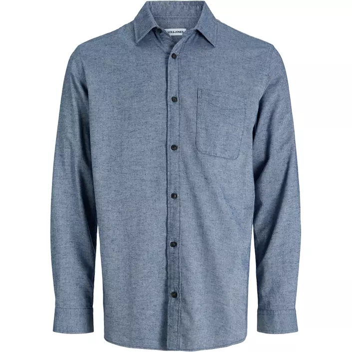 Jack & Jones JJECLASSIC Melange skjorte, Faded Denim, large image number 0