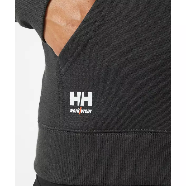 Helly Hansen Classic women's hoodie with zipper, Dark Grey, large image number 5