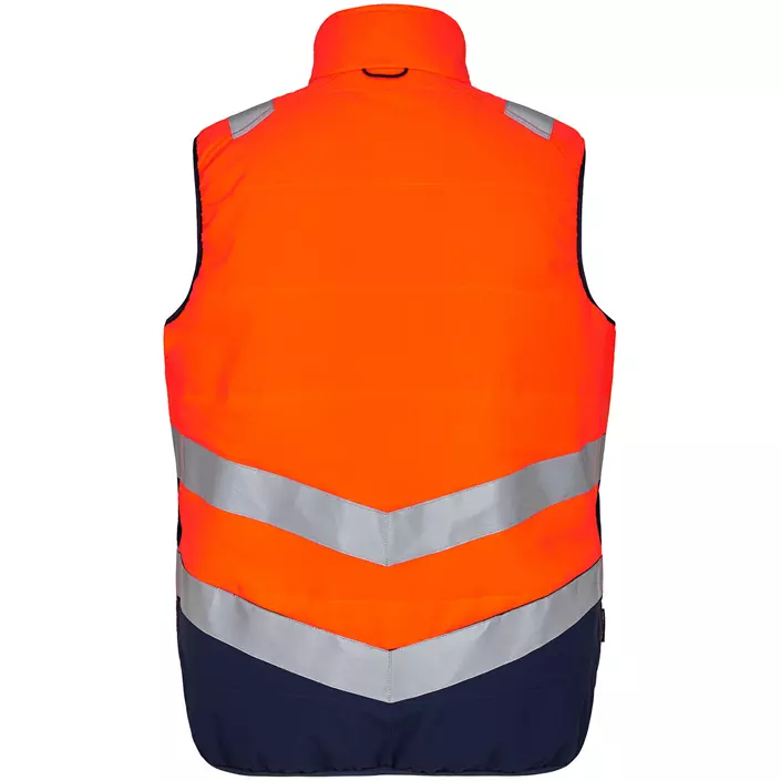 Engel Safety quiltet vest, Orange/Blue Ink, large image number 1
