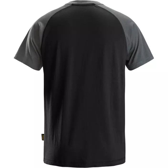 Snickers T-Shirt 2550, Schwarz/Anthrazitgrau, large image number 1