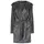 Decoy Damen Morgenmantel, Grau, Grau, swatch