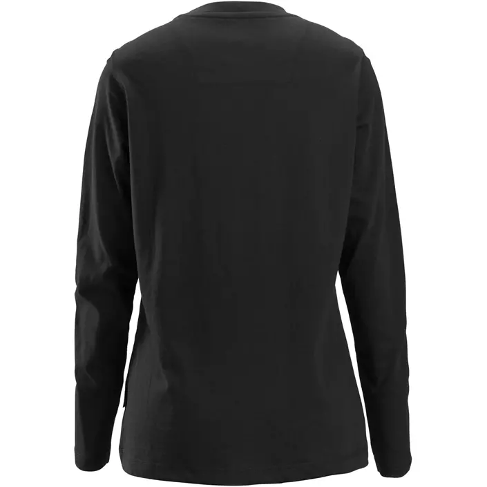 Snickers women's long-sleeved T-shirt 2497, Black, large image number 1